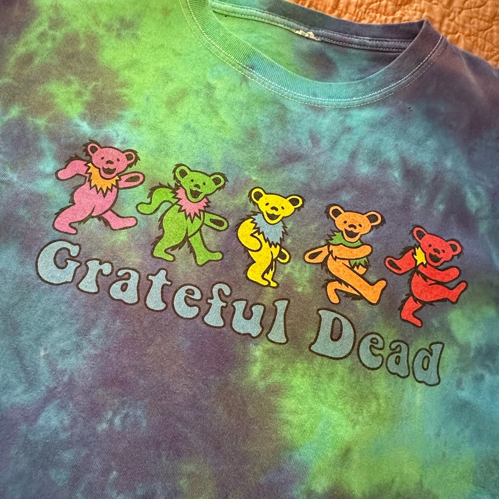 Vintage Grateful Dead Tie-Dye Shirt - Multicolor